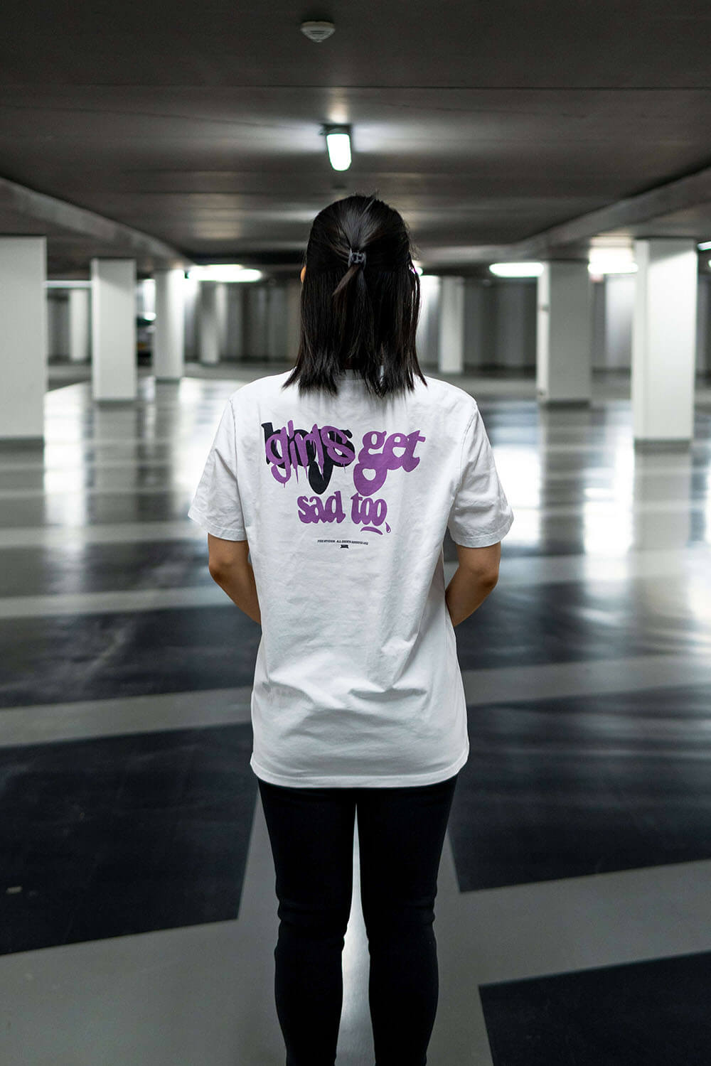 B̶o̶y̶s̶ Girls Get Sad Too WHT Tee